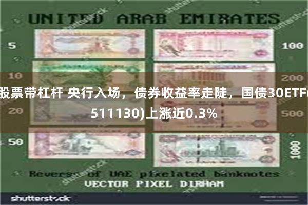 股票带杠杆 央行入场，债券收益率走陡，国债30ETF(511130)上涨近0.3%