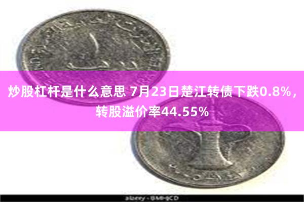 炒股杠杆是什么意思 7月23日楚江转债下跌0.8%，转股溢价率44.55%