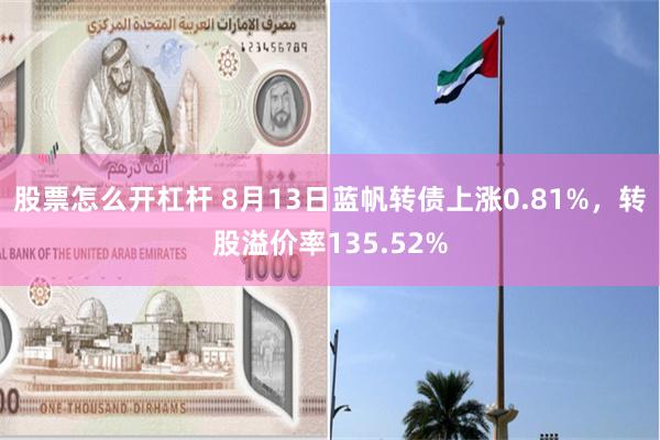 股票怎么开杠杆 8月13日蓝帆转债上涨0.81%，转股溢价率135.52%