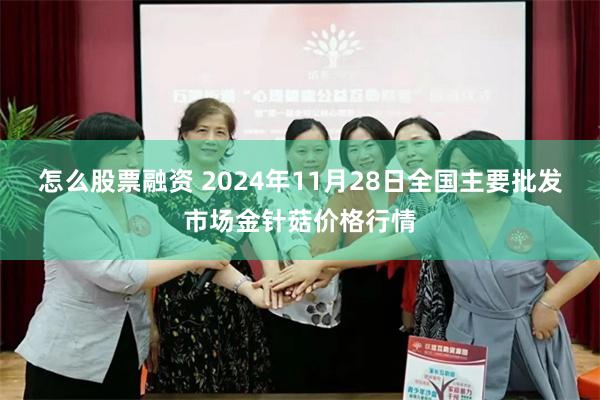 怎么股票融资 2024年11月28日全国主要批发市场金针菇价格行情